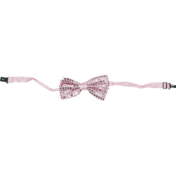 Ružová motýlik s flitrami, 12 cm